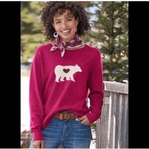 Sundance Pink Bear Sweater